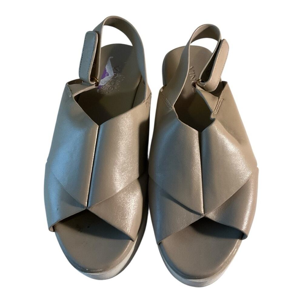 Vince Sandals Women 7 Beige Straps